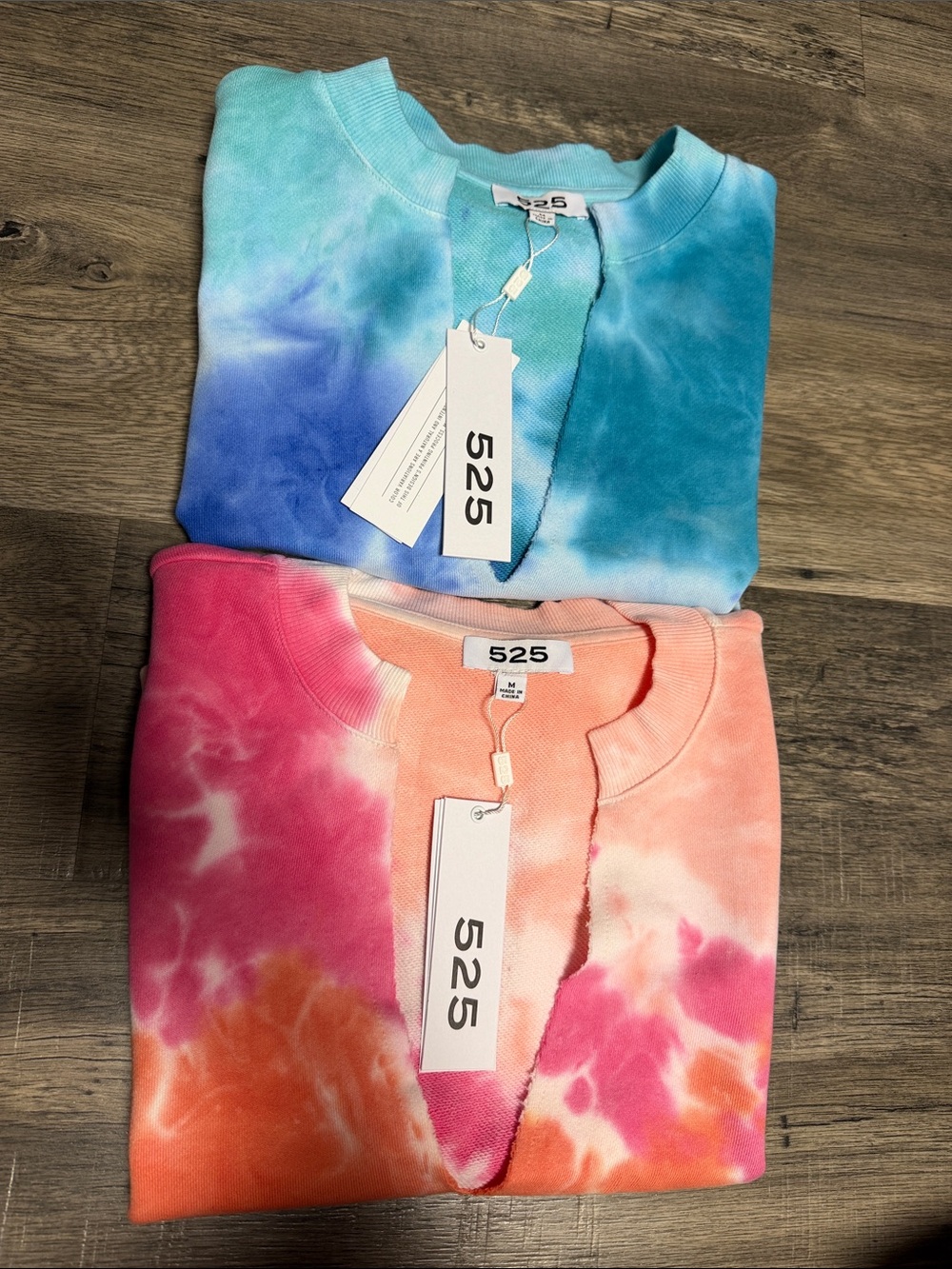 NWT 525 America Tie Dye Knit Cardigan Sweater Bundle - Set of 2